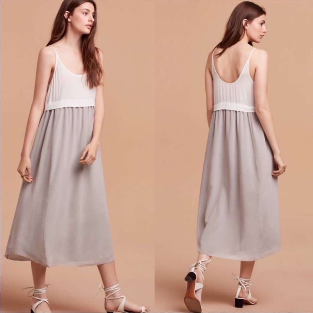Aritzia Wilfred 100% Silk Maxi Dress Size Medium